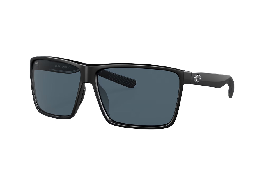 COSTA DEL MAR Rincon Matte Black Sunglasses w/ Polarized Grey Lenses